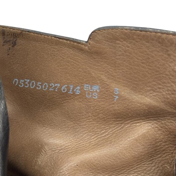 Arche Classic Boot Square Toe Heeled SZ 7 Women's Leather Ankle Bootie Everyday - Picture 8 of 13